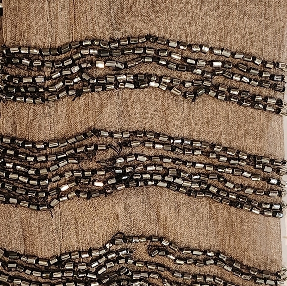 Club Monoco Silk Beaded Mini Skirt Size 8 - Picture 10 of 10